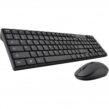 Bluestork Wireless Keyboard and Mouse Combo in Sleek Black Color