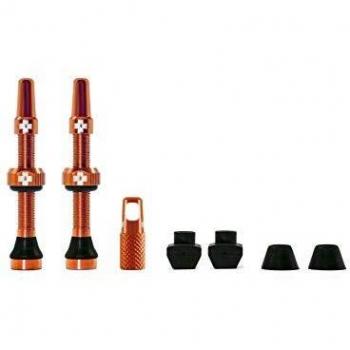 Kit de Válvulas Tubeless Muc-Off 44 mm/60 mm/80 mm Naranja