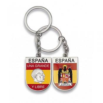 Llavero España Franco Martinez Albainox de acero inoxidable en blister 09810
