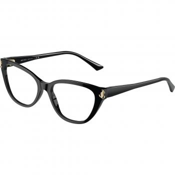 Jimmy Choo JC3011 Cat Eye Sunglasses, Color 5000 Donna, Black, Size 54 MM