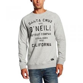 O'Neill LM Santa Cruz Crew Sweat-Sudadera Hombre,  
 Plata