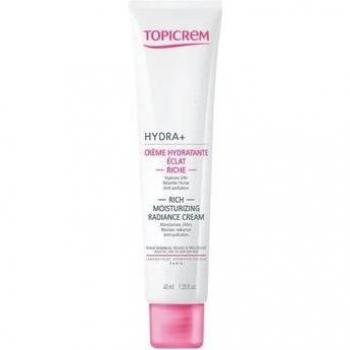 Topicrem Hydra+ Rich Illuminating Moisturising Cream 40ml