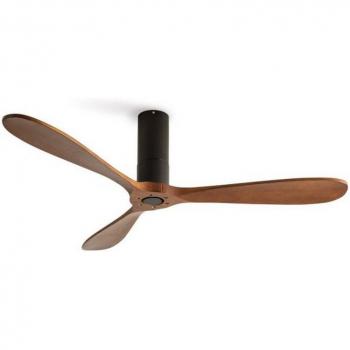 Ventilador de Techo 40W Silencioso Ø132 cm - 6 velocidades, función verano / invierno - Sin luz y sin WiFi - WIND TUBE