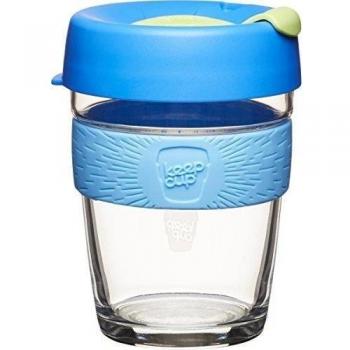 KeepCup 12 oz Taza de café cristal  Base reutilizable, Juego de 1