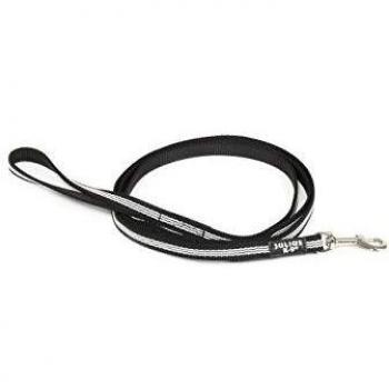 Julius-K9 218-NL-2S - Correa Ajustable de Cincha Tubular, Negro, 2 m x 14 mm, 1 unidad