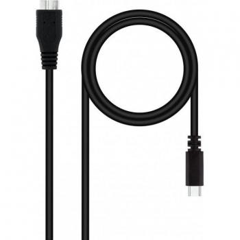 Nanocable Cable USB 3.0 Tipo C a Micro B Macho a Macho 1 Metro Negro