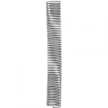 Espiral metálica GBC 42 mm color negro, paso 5:1, caja de 30 unidades