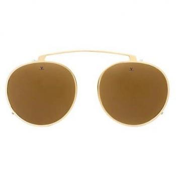 Vuarnet Unisex Clip-On Sunglasses VD190300022121 Golden One Size