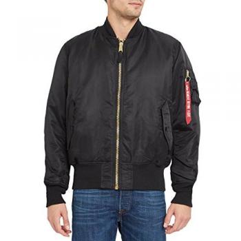 Alpha Industries MA-1 Heritage Black Bomber Jacket