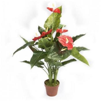 Planta artificial anturio 95 cm
