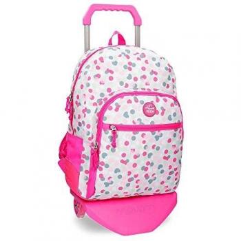 Movom Confeti Mochila Escolar con Carro Multicolor 33x44x13,5 cms Poliéster 19.6L
