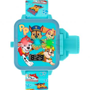 Reloj Digital Proyector de Imágenes Patrulla Canina con Correa Azul