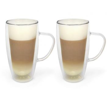 Bredemeijer vaso de café transparente 2 piezas 400 ml