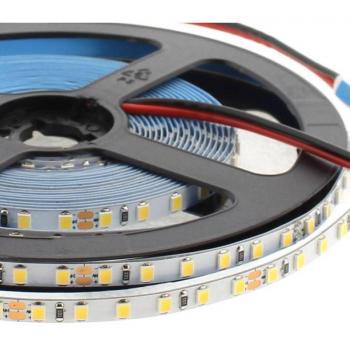 LEDBOX Tira LED Monocolor SMD2835 DC24V 5m (120Led/m) PCB 5mm 60W CRI 90 - IP20 Blanco cálido