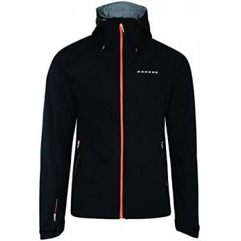 Dare 2b Excluse II Lightweight and Breathable Water Repellent Shell Chaqueta, Hombre, Negro, Extra-Large