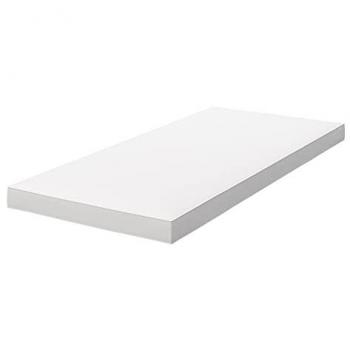 Colchón Infantil Vitalispa Blanco 90 x 200 cm, Espuma PU Transpirable, Altura 10 cm