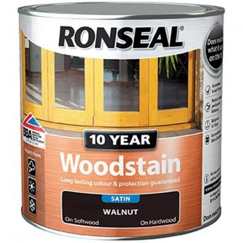 Ronseal 10 Year Woodstain Walnut 750ml
