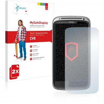 2x Vikuiti MySafeDisplay protector de pantalla CV8 de 3M para HTC Sensation Z710E