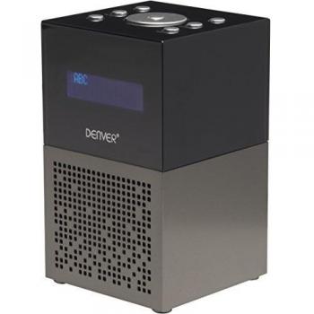 Denver CRD-510 Radio Despertador DAB+ con Cargador USB y Alarma Dual