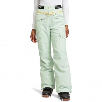 Pantalón de snow de mujer Roxy Passive Lines Cameo Green S