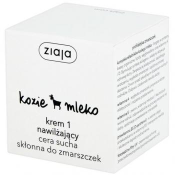 Crema Hidratante Ziaja Leche de Cabra 50 ml para piel seca y propensa a arrugas