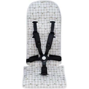 Colchoneta para Silla Bugaboo Butterfly Jyoko Picnic Vichy - Colchoneta compatible con silla de paseo Bugaboo Butterfly, fabricada por Jyoko, diseño en patrón vichy, acolchado para mayor comodidad, fácil de instalar