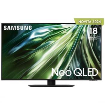 Samsung Smart TV 43 Neo QLED 4K Mini LED Titan Black 2024, Procesador NQ4 AI Gen2, Tecnología Quantum Matrix, Dolby Atmos, Diseño Neo Slim