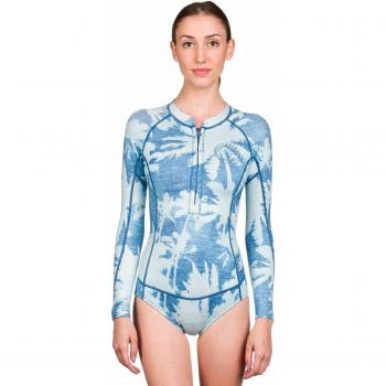 2016 Billabong Ladies 2mm Salty Daze Long Sleeve Shorty Wetsuit INDIGO Z42G01 Sizes- - Ladies 12