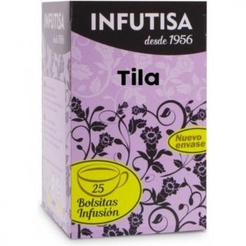 Infutisa Tila Infusión Relajante con 25 Bolsitas de Té - Ayuda Natural para Conciliar el Sueño