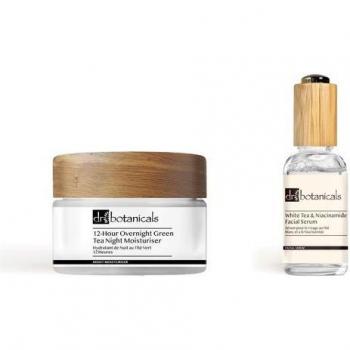 Dr Botanicals Plant-Based Anti-Ageing Moisturiser & Serum Duo