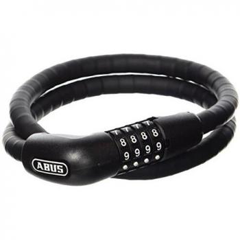 ABUS Tresorflex 6615C/85/15 Black Combination Cable Lock - Level 5 Security