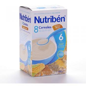 NUTRIBEN 8 CEREALES GALLETAS MARIA 600 G