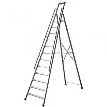 Escabeau Profesional MP PRO 12 Peldaños con Rampas - Altura 4.54 m