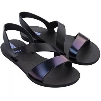 IPANEMA-82429 Vibe Chancla Mujer Plana con Tiras Color Negro Talla 40