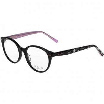 Ted Baker TB9253 001 Armazones para Mujer Negros, Lentes Recetados Para Mujer Negros, Gafas Recetadas para Mujer Negras