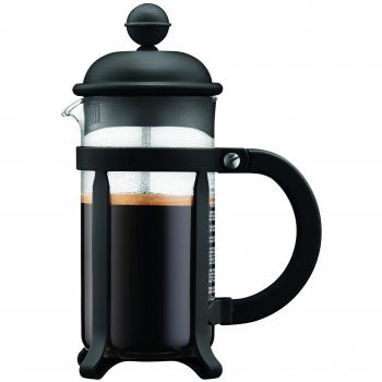 Cafetera de Émbolo Bodum Java Negra 0,35 L para 3 Tazas