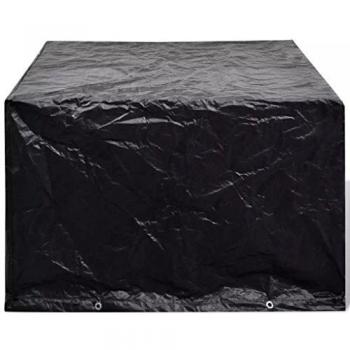 vidaXL Funda Protectora para Set de Muebles de Jardín de 4 Personas 8 Ojales 113x113cm Cubierta Protección para Mobiliario Comedor de Exterior