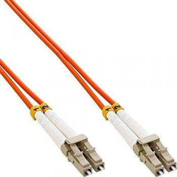 Cable de fibra óptica Duplex LC/LC, 50/125µm, OM2, 5m InLine®