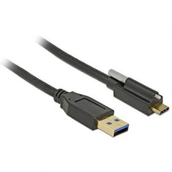 Cable Usb 1 M Usb A Usb C Negro