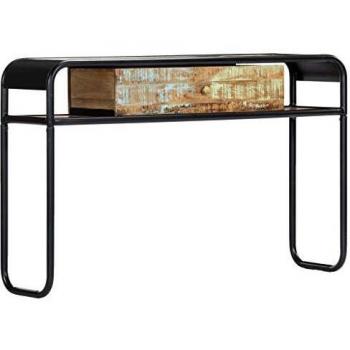 Consola de Madera Maciza Recuperada 118x30x75 cm