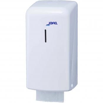 Jofel AF50000 Azur Portarrollos Doble, Doméstico, 2 Rollos, Blanco