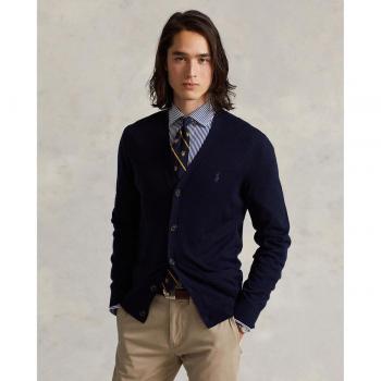Polo Ralph Lauren Men's Blue Wool Cardigan Size S