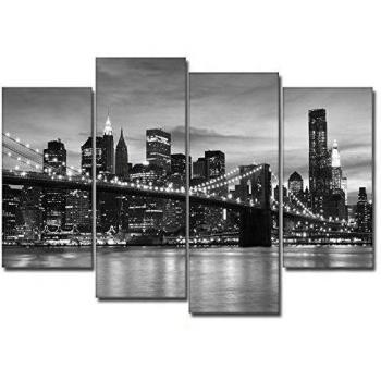 DekoArte - Cuadro moderno en lienzo New York // Nueva York 120x100cm