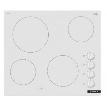Placa de Cocina Eléctrica Integrada de Cristal Duro BOSCH PKE612CA2E - 60cm, 4 Fuegos