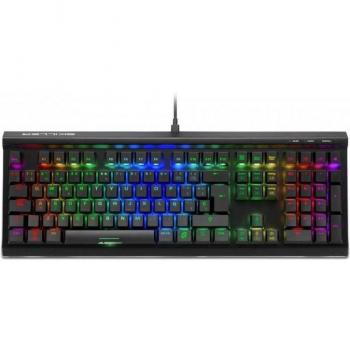 Sharkoon Skiller SGK60 Teclado Mecánico Gaming - Switches Kailh Brown, Iluminación RGB, Layout QWERTY Español, Cable 1.80m, USB