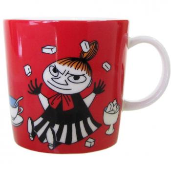 Arabia Ceramic Moomin Mug Cup 10 floz - Little My, Red by Arabia