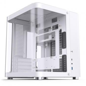 Jonsbo TK-1 2.0 Caja Micro-ATX de vidrio templado blanca