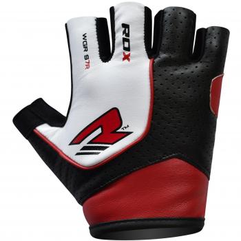 RDX wgr-s7r-l Guantes de gimnasio, Rojo, L