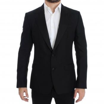 Dolce & Gabbana Black Wool Silk Sicilia Blazer - Size S (IT46)