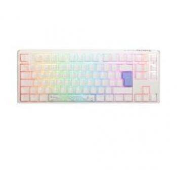 Ducky One 3 Classic TKL RGB Teclado Mecánico Gaming Cherry MX RGB Silent Red Blanco Teclado Portugués